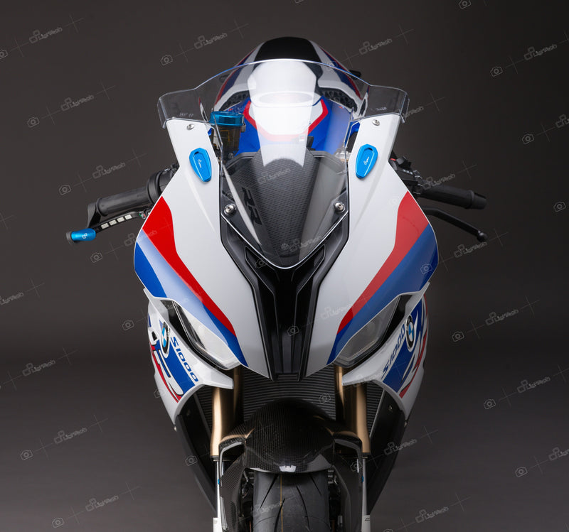 LighTech SPE122 anodised aluminium mirror caps for BMW S1000RR K67