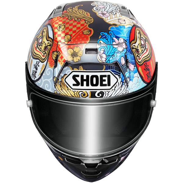 Shoei X-SPR PRO helmet Márquez Motegi5 TC-1 Marc Márquez 2024 replica in red, white and gold