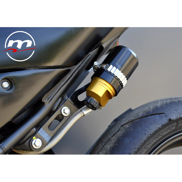 Melotti Racing Öhlins Shock Reservoir Guard PSM.YA.1141 for Yamaha YZF-R3, detail / installed view 2