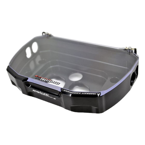 Melotti Racing Dashboard Protection Impact Absorber for AiM MXS 1.2 DC.AI.1, studio view 2