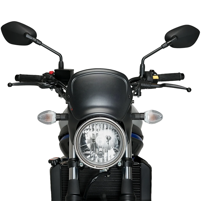 Puig Front Plate ABS Windshield – Fork Mount – for Suzuki SV650 (2016–2026)