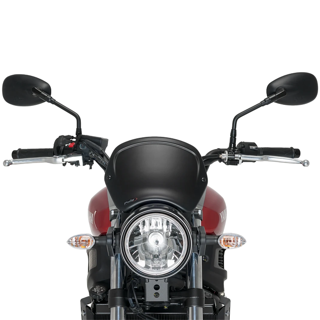 Puig Front Plate ABS Windshield – Headlight Bracket Mount – for Yamaha XSR700 / Xtribute (2016–2020)