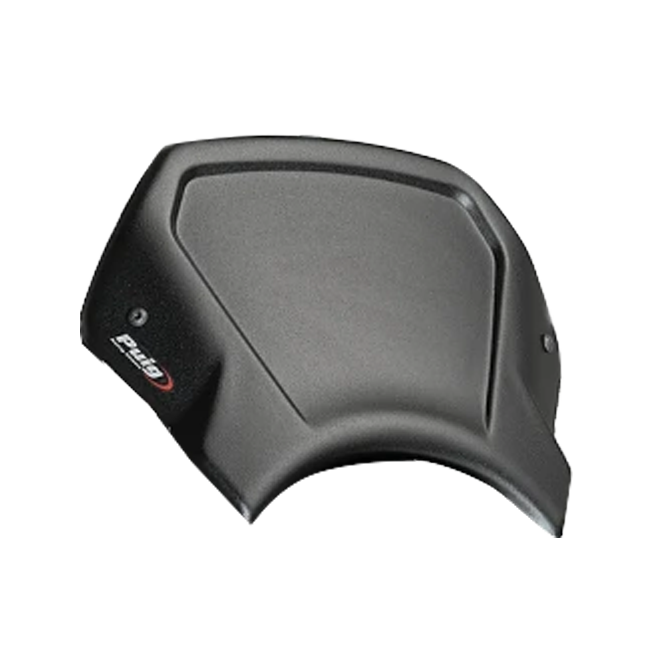 Puig Aluminium Front Plate Windscreen for Triumph Bonneville T100 Black (2017–2020) – Black