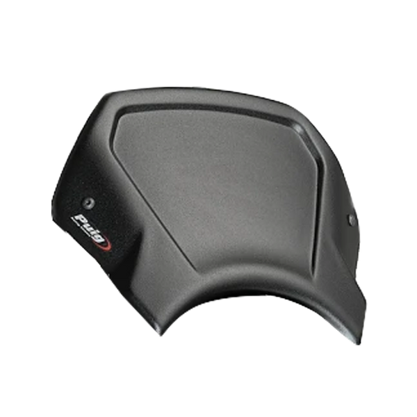 Puig Aluminium Front Plate Windscreen for Yamaha XSR700 / Xtribute (2016–2020) – Black