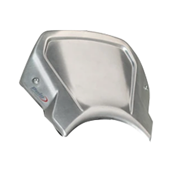 Puig Aluminium Front Plate Windscreen for Triumph Scrambler 400 XC (2025–2026) – Silver