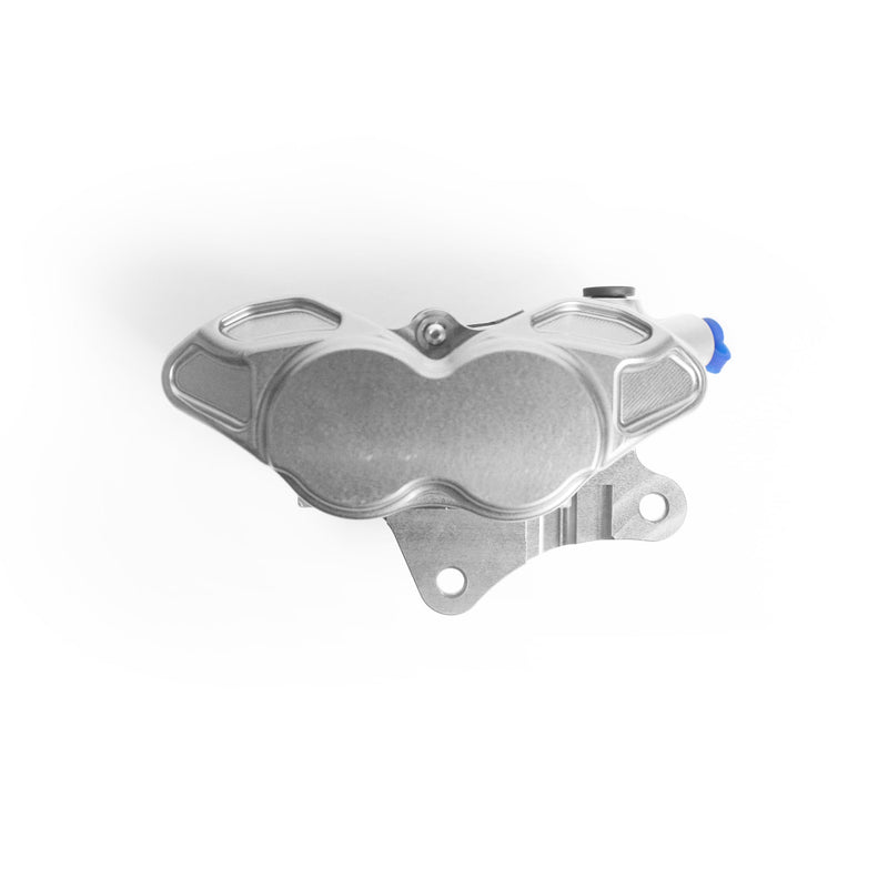 Talos V30.SI silver anodised CNC monoblock front brake caliper for Vespa GTS 300