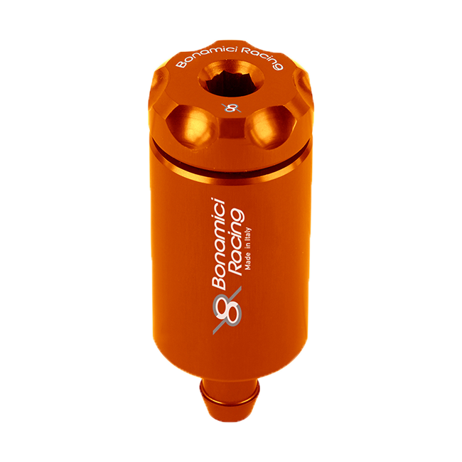 Bonamici Racing model 0040 rear brake fluid reservoir for Yamaha YZF-R9 anodised aluminium