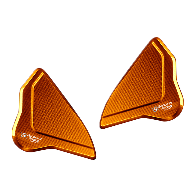 Bonamici Racing BM08 anodised aluminium mirror caps for Yamaha YZF-R9 2025-2026