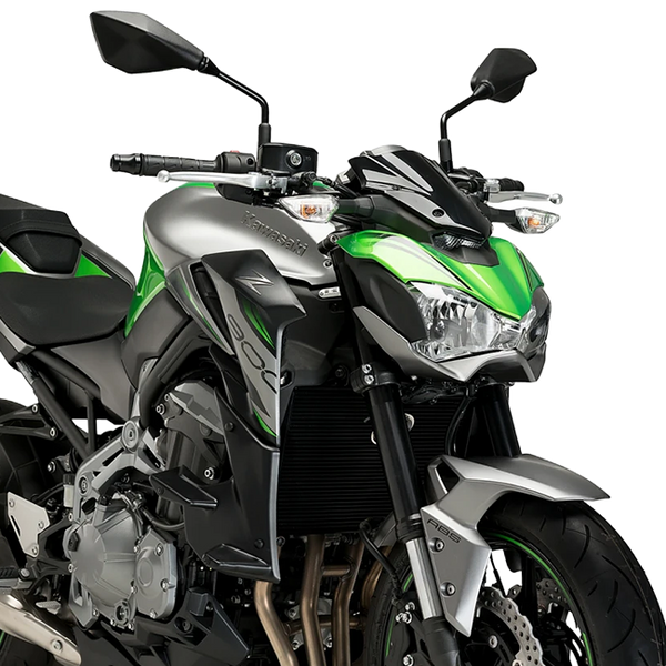 Puig Naked Side Spoilers for Kawasaki Z900 (2017–2019)
