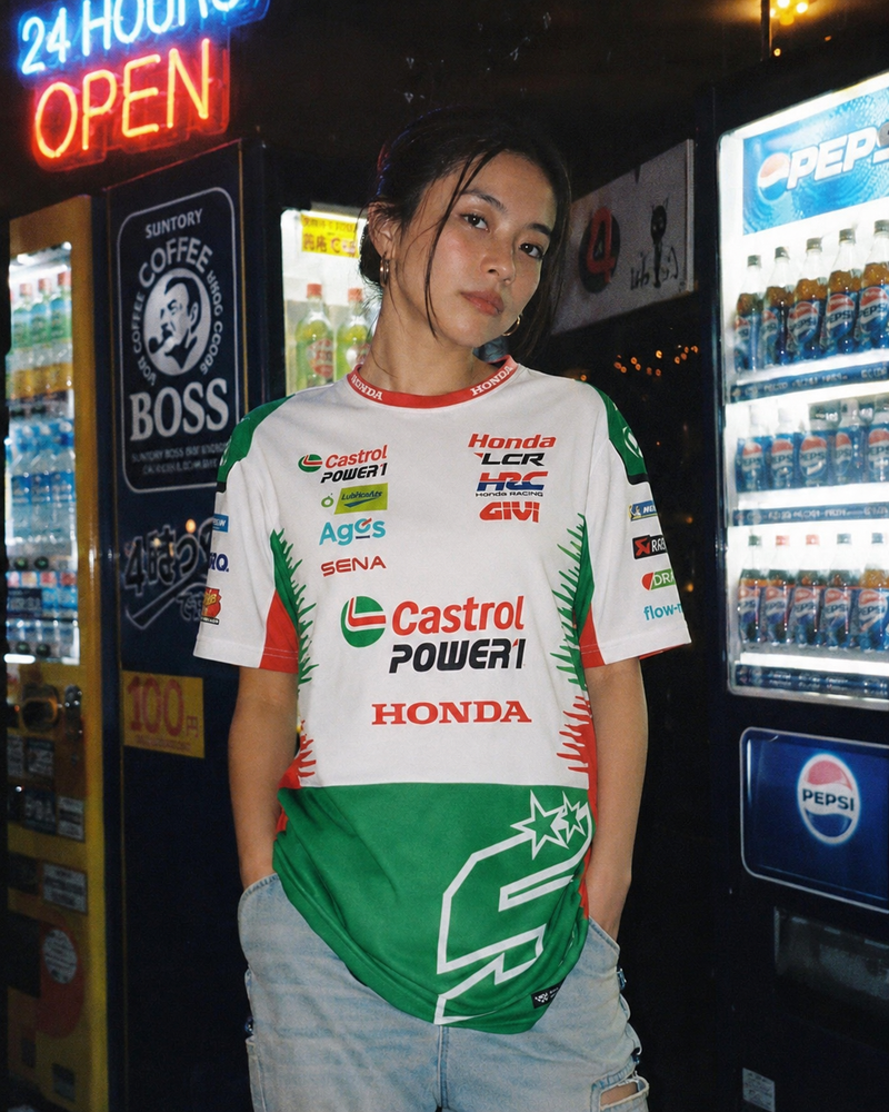 IXON TS1 DUAL ZL 26 Johann Zarco #5 LCR Honda Replica Men's T-Shirt 2026 in green, white and red