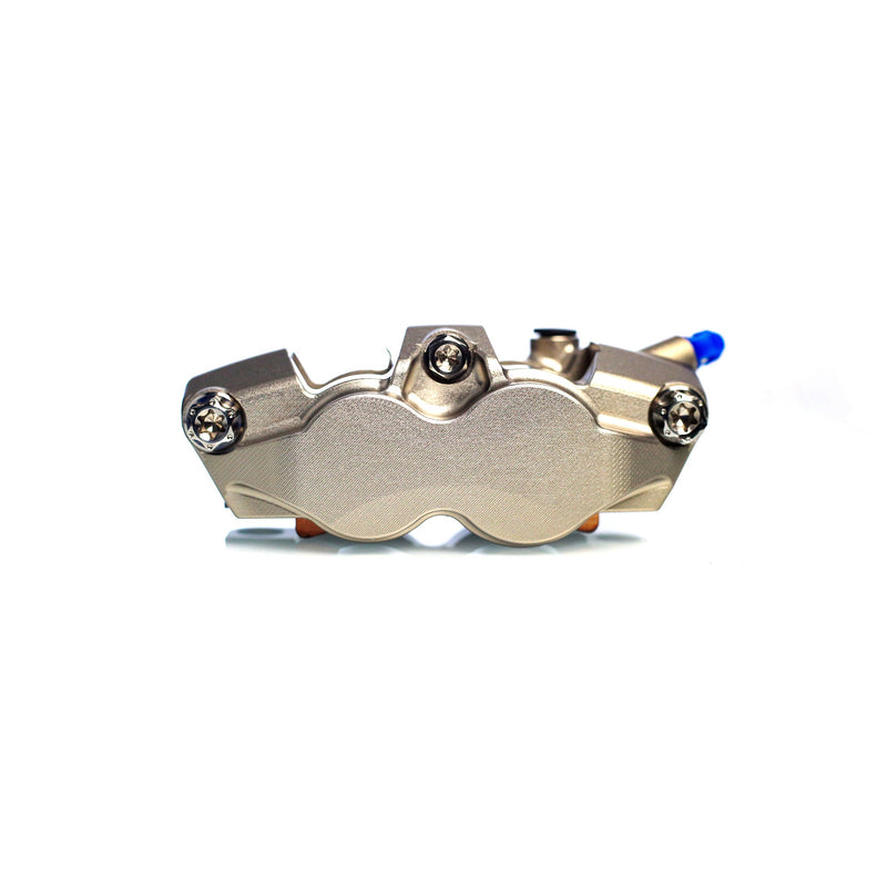 Talos X50 two-piece 4-piston 108mm front right brake caliper hard-anodised