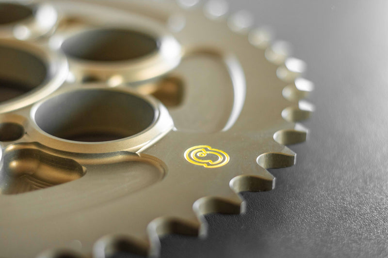 Sitta 206D hard-anodised aluminium rear sprocket for Ducati Panigale 1299/S