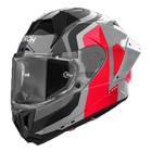 grey/black/red