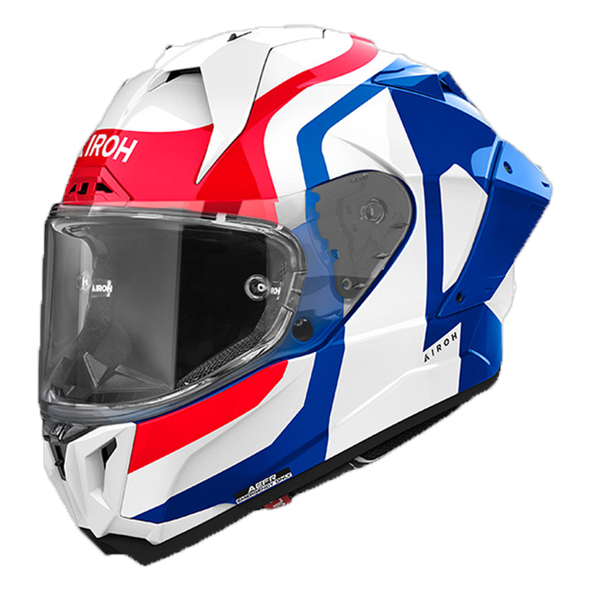 airoh fighter trace helmet GP 800 Competition Blue Red White Glossy camera insert Open Story - Travel Color:Olive Sandeel HPC Carbon * WEIGHT
