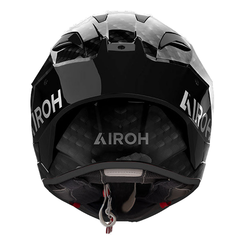 Airoh GP 800 FIM Racing #1 full-face helmet in glossy carbon finish