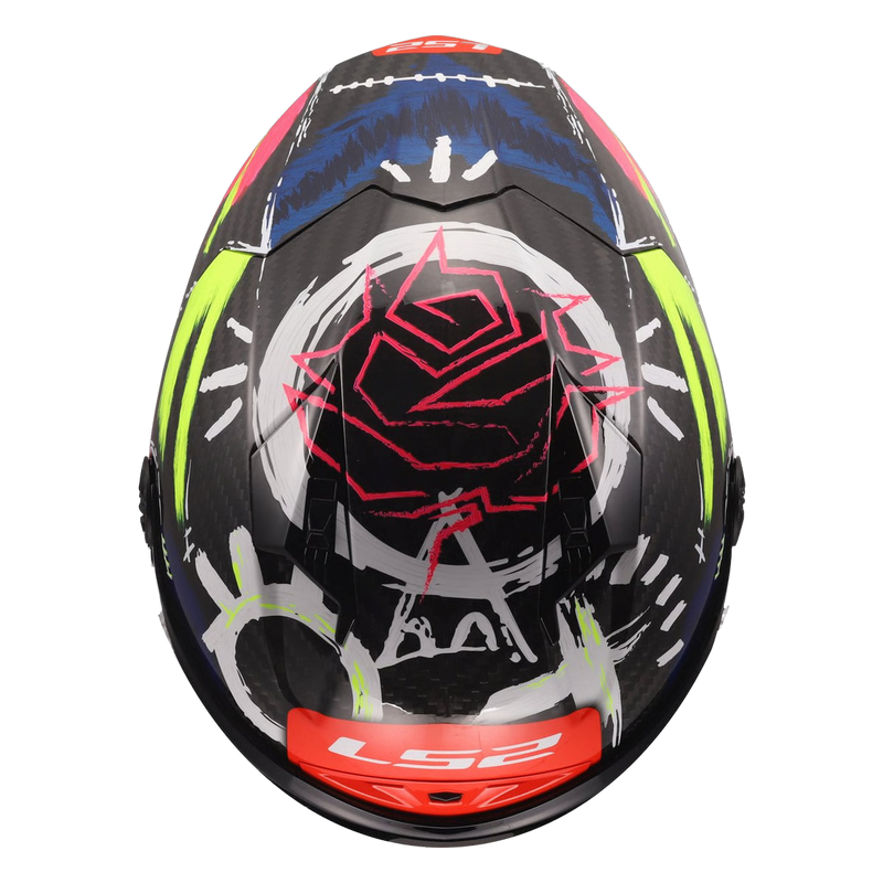 LS2 FF805 Thunder GP Aero full-face helmet in Fermín Aldeguer 2025 Replica livery