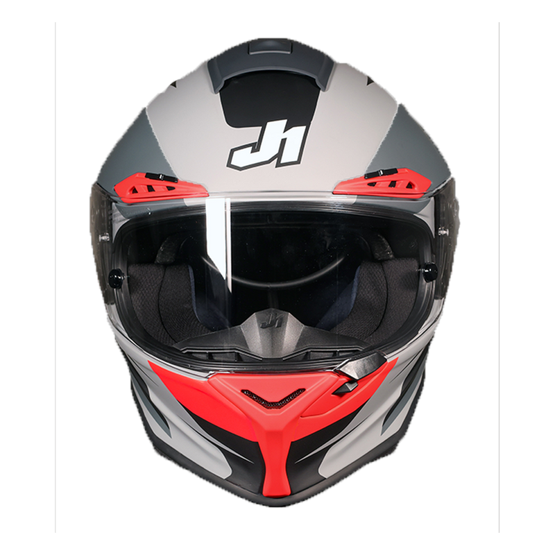 Just1 J-PGRF full-face helmet in Arrow Red and Matte Black