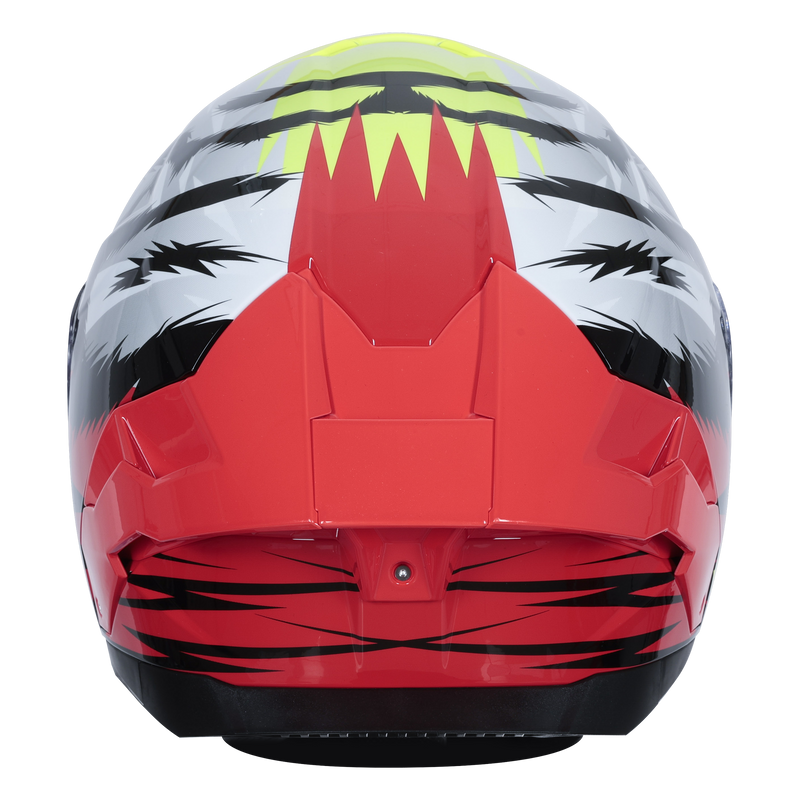Just1 J-STR Demonic Axel Bassani Replica 2025 full-face motorcycle helmet in Bassani graphic livery