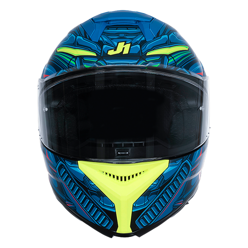 Just1 J-STR full-face helmet Titan Red Blue Black Matte
