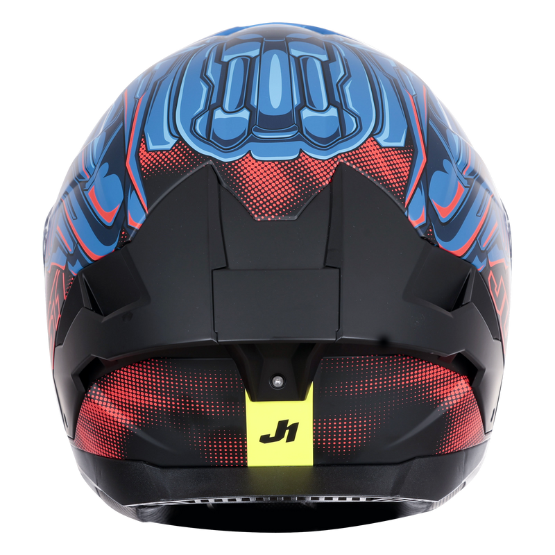 Just1 J-STR full-face helmet Titan Red Blue Black Matte