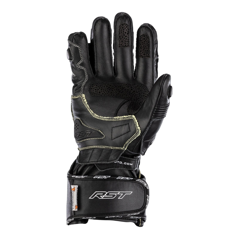 RST Tractech Evo 4 ladies motorcycle leather gloves in black