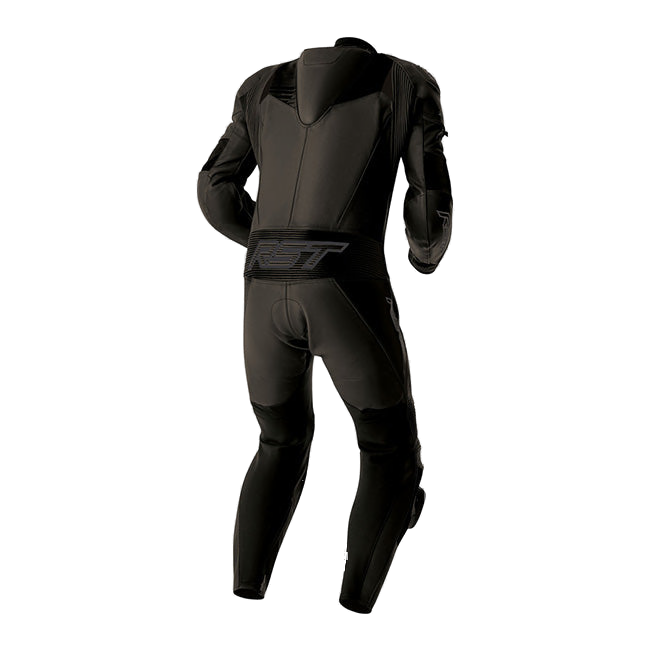 RST Tractech EVO D3O one-piece perforated leather race suit men's black