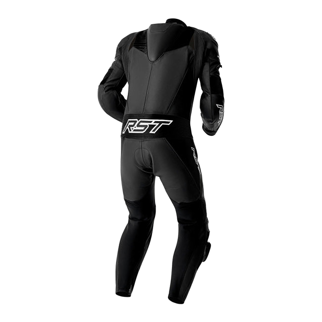 RST Tractech EVO D3O one-piece leather race suit men's Black/White