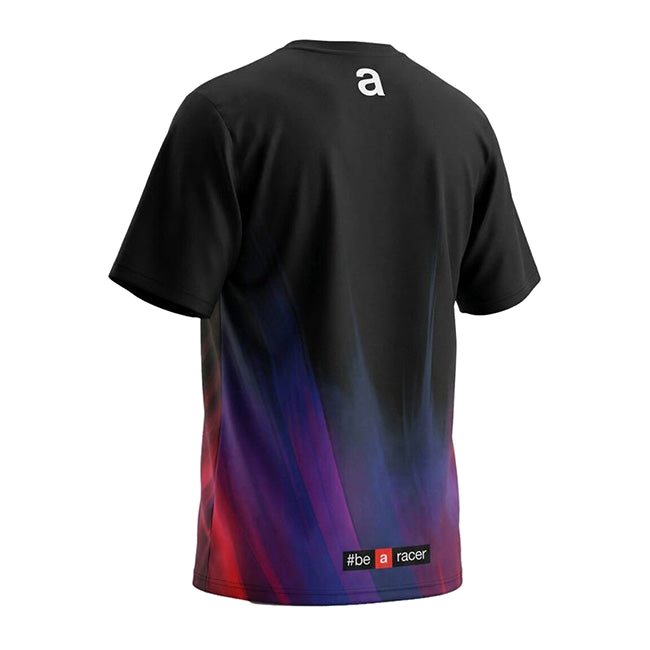 IXON Aprilia BeARacer men's T-shirt 2026 in black, red and purple