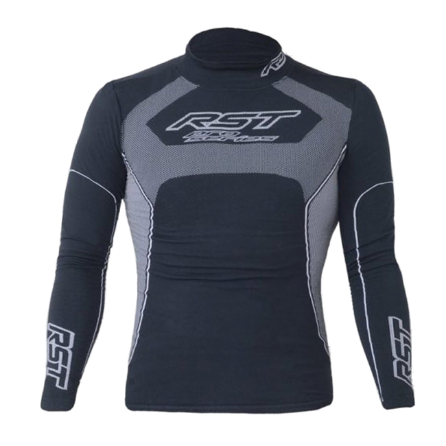 RST Tech X Coolmax Men's Long Sleeve Base Layer Top in black