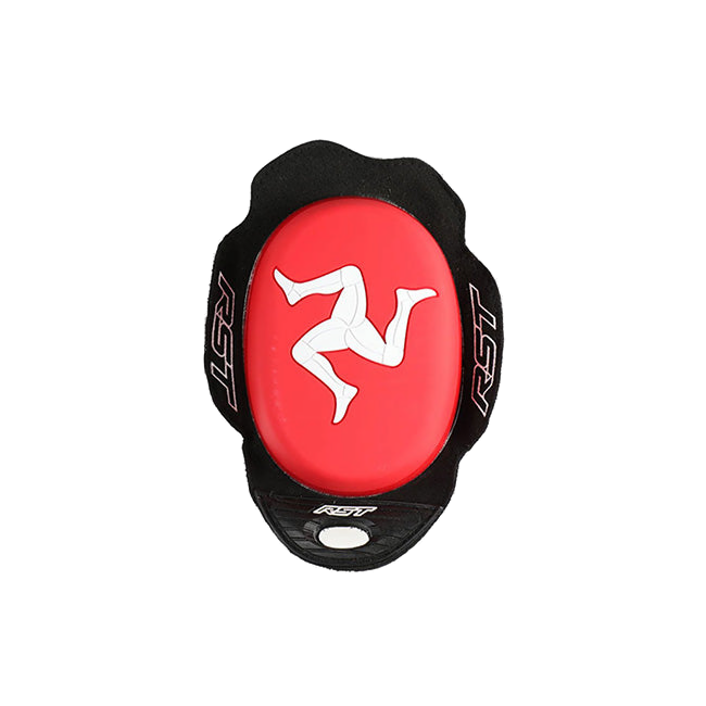 RST Flag Series Manx Red Isle of Man knee sliders 101947