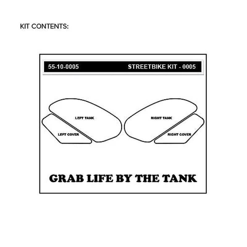 Stompgrip Vulcano Traction Pads Yamaha YZF-R6 RJ11 2006-2007