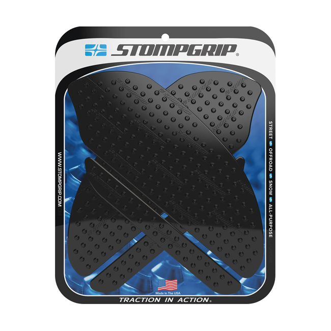 Stompgrip Vulcano traction pads for Honda CBR 600 RR 2007-2012 in black and transparent