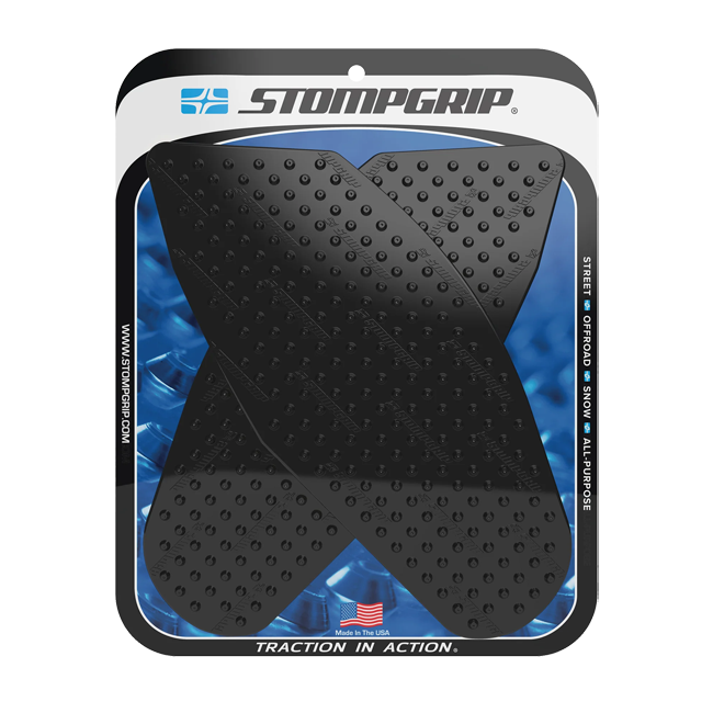 Stompgrip Vulcano Traction Pads for Suzuki GSX-R 600/750 2008-2010, black