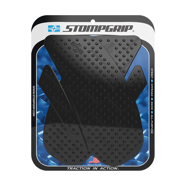 Stompgrip Vulcano traction pads for Suzuki GSX-R 1000 2009-2016 in transparent and black