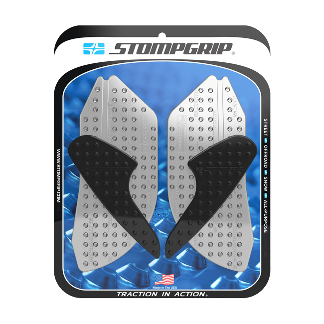 Stompgrip Vulcano traction pads for Ducati Panigale V2 955, transparent finish