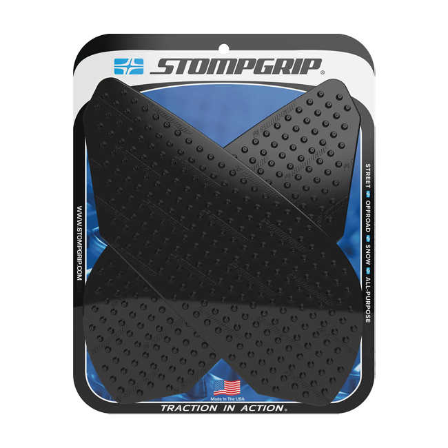 Stompgrip Vulcano Traction Pads for Triumph Daytona 675/R — Caldera profile tank pads