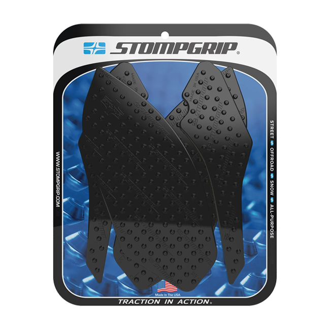 Stompgrip Vulcano traction pads for BMW S1000RR K46 2015-2018 in black and transparent