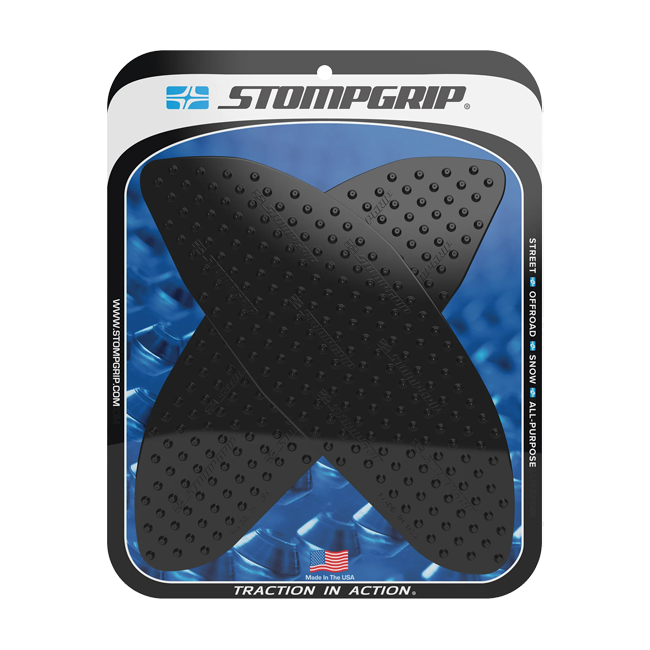 Stompgrip Vulcano Traction Pads for Aprilia RSV4 1100 Factory 2021-2026, transparent and black options