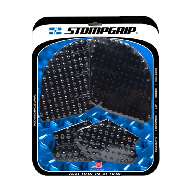 Stompgrip Vulcano traction pads for Ducati Panigale V4/S/R 2022-2024 in black