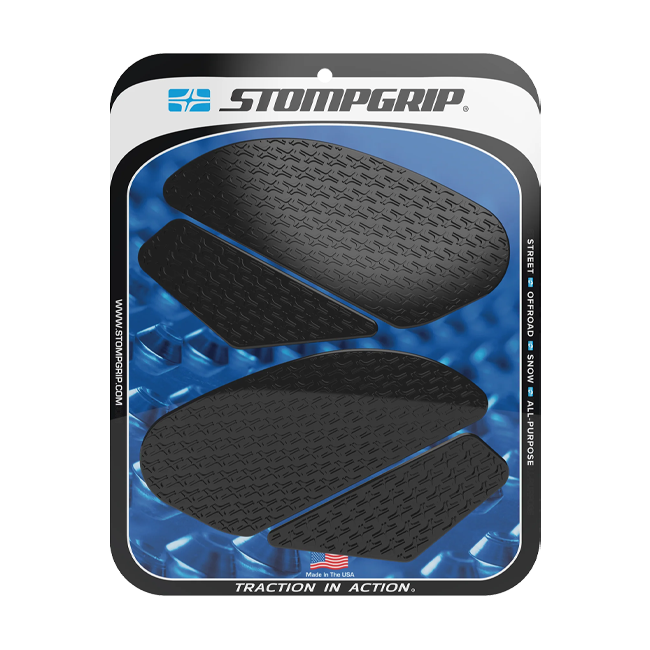 Stompgrip Icon Traction Pads Yamaha YZF-R6 RJ11 2006-2007 black transparent