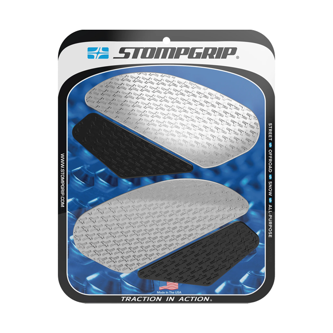 Stompgrip Icon Traction Pads Yamaha YZF-R6 RJ11 2006-2007 black transparent