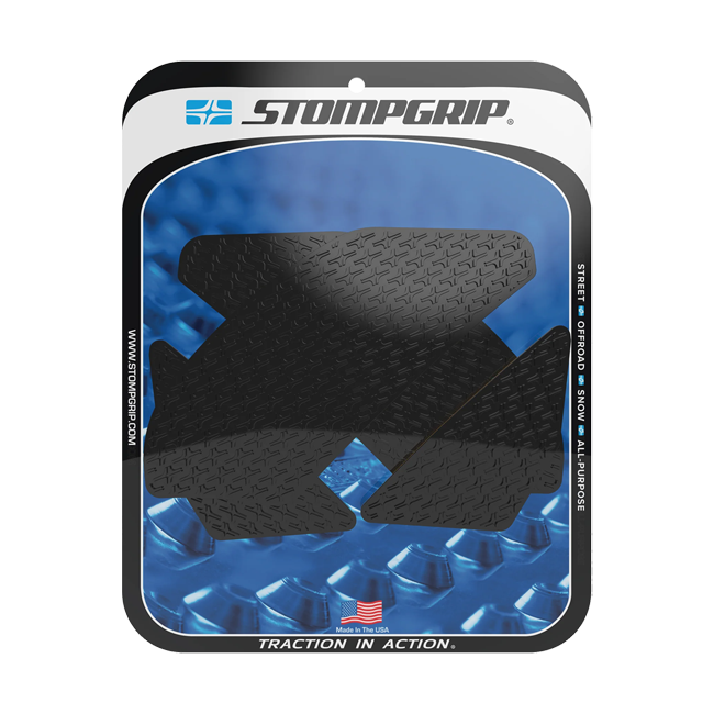 Stompgrip Icon traction pads for Yamaha YZF-R1 RN22 2009-2014 in transparent, black and hybrid