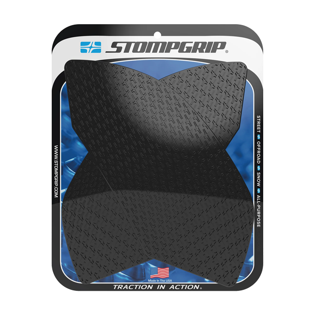 Stompgrip Icon Traction Pads for Aprilia RSV4 2009–2020 in transparent and black