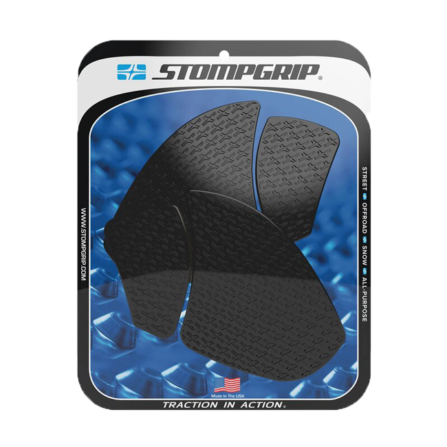 Stompgrip Icon Traction Pads for Ducati Panigale V4/S/R 2018-2021, transparent and black options