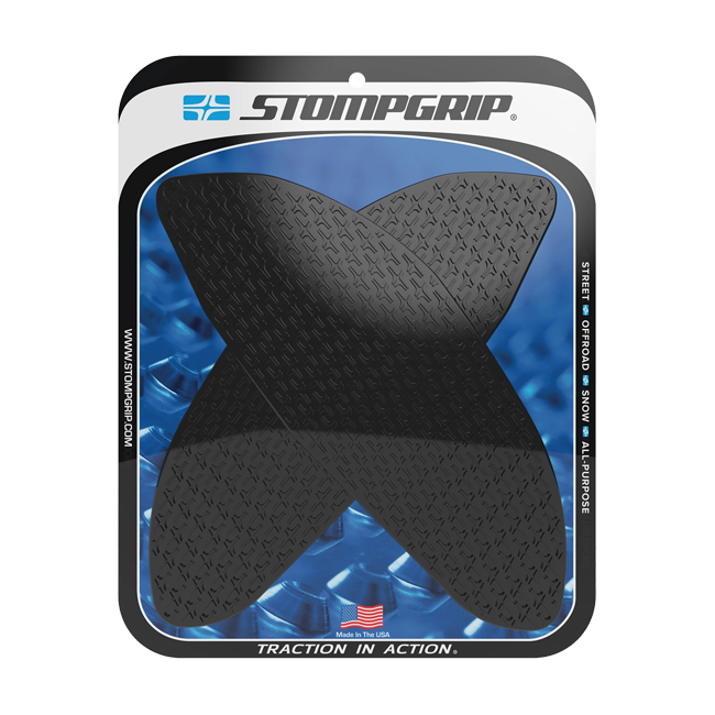 Stompgrip Icon traction pads for Aprilia RSV4 RR 1100 Factory 2021-2026 in black and transparent