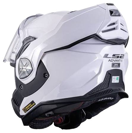 LS2 FF901 Advant X Solid White – Flip-Up Touring Helmet ECE 22.06 P/J
