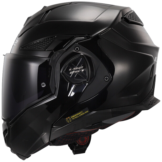 LS2 FF901 Advant X Solid Gloss Black – Flip-Up Touring Helmet ECE 22.06 P/J