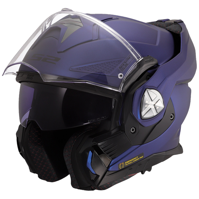 LS2 FF901 Advant X Solid Navy Blue – Flip-Up Touring Helmet ECE 22.06 P/J