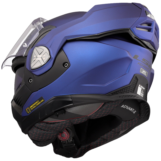 LS2 FF901 Advant X Solid Navy Blue – Flip-Up Touring Helmet ECE 22.06 P/J