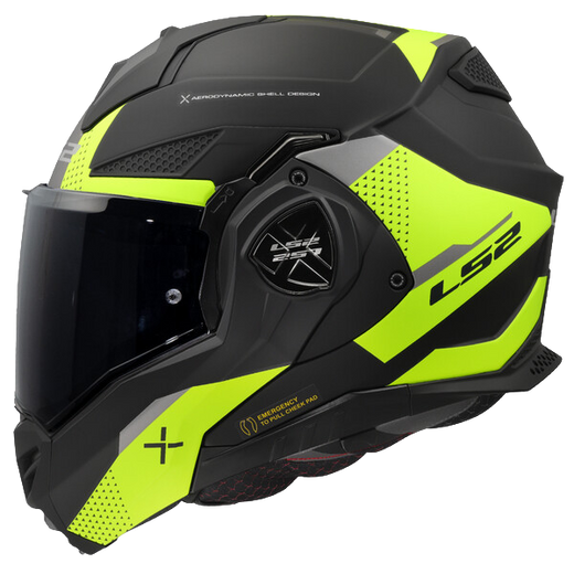 LS2 FF901 Advant X Oblivion Matt Black H-V – Klapphelm ECE 22.06 P/J